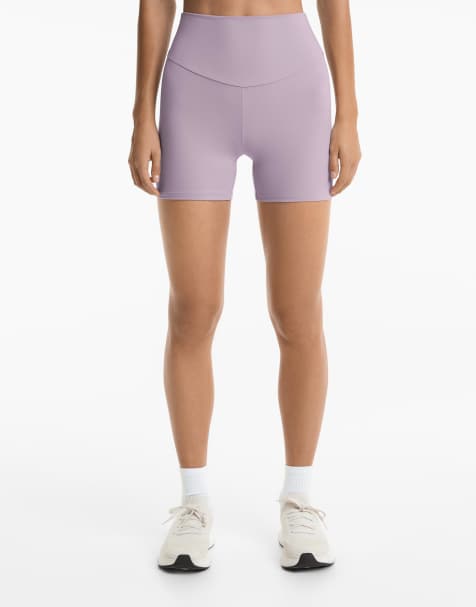 Oysho – Hotpants aus Comfortlux in Malve mit hohem Bund, 10 cm - view 1
