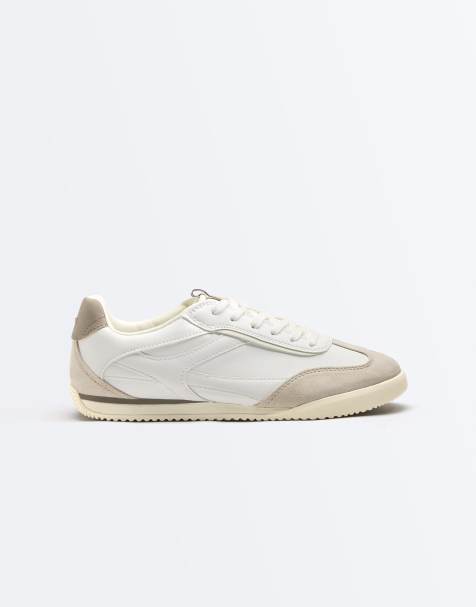 OYSHO - Hvide sportssko i retrostil - view 1