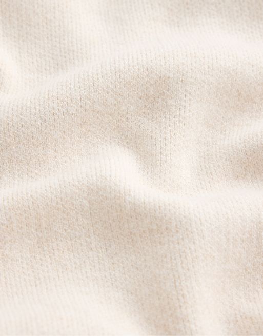 OYSHO Jacke mit Stehkragen und Gürtel in Ivory Ecru, 5 von 6