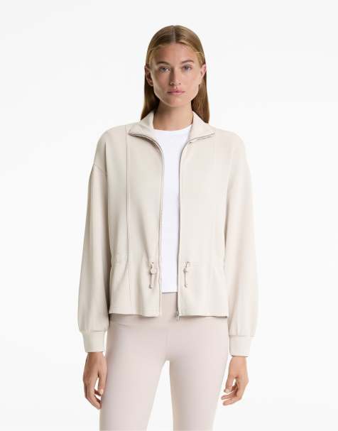 OYSHO Jacket with soft-touch modal in light pink - view 1