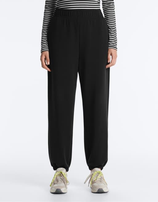 OYSHO Joggers with modal in black, 2 of 4
