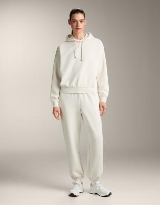 OYSHO - Jogginghose aus angerautem Modalmix in Ecru-Neutral