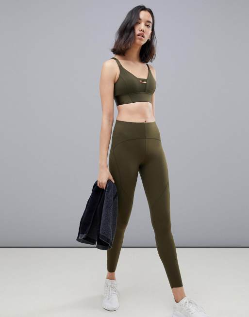 Oysho Full Length Gym Leggings In Black