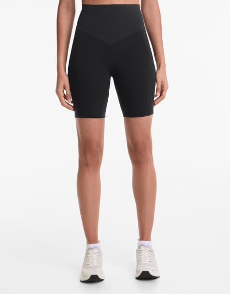 Oysho – Kompressions-Leggings in Schwarz mit Tasche und hohem Bund, 20 cm Schrittlänge - view 1