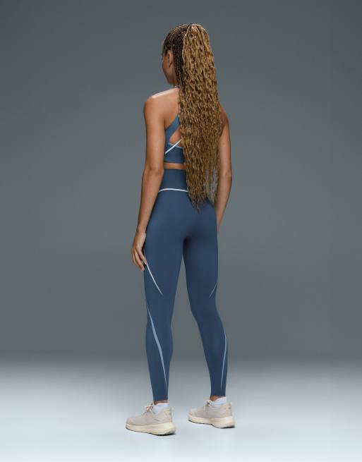 OYSHO Kompressions-Tanktop mit Blockdesign in Blau, 4 von 7