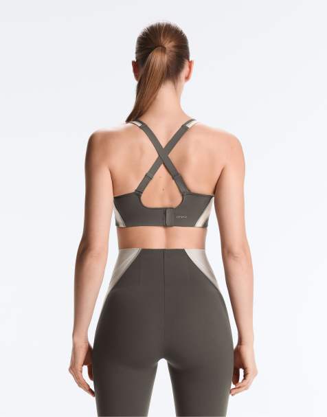 OYSHO - Kulfarvet sports-BH med reflekser og fast støtte samt kompression - view 1