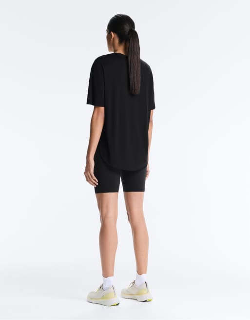 Oysho – Kurzärmliges T-Shirt aus Modal-Mix in Schwarz, 2 von 4