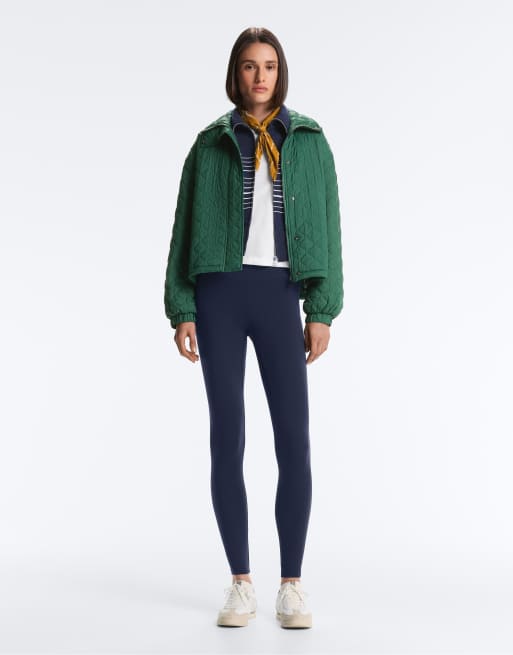 OYSHO – Kurze Jacke mit FELLEX® AEROGEL Wattierung in Smaragdgrün, 2 von 4