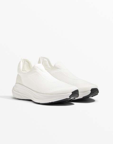 Oysho Laceless beginners’ running shoes in white - view 1