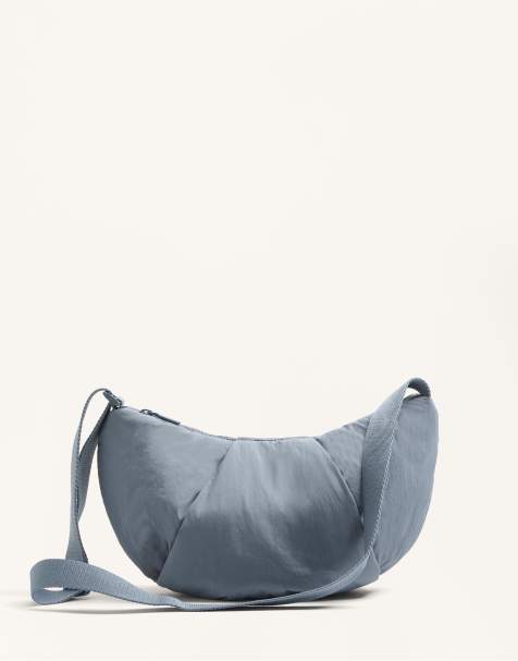 Oysho - Lavendelfarvet rossbody-taske med vatteringer - view 1