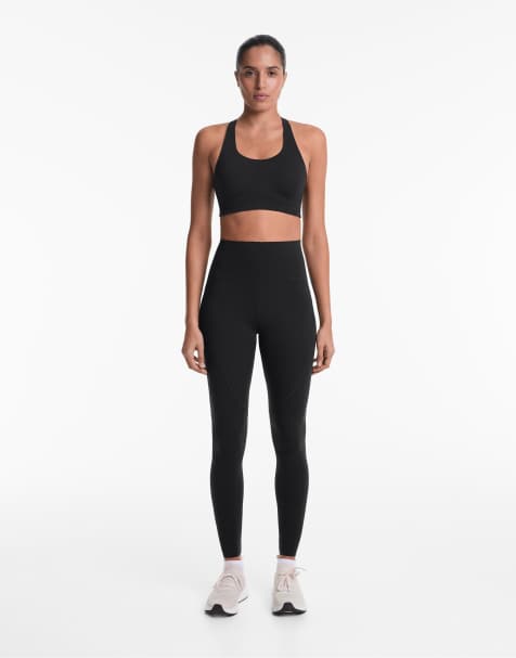 Oysho - Legging basique longueur chevilles avec effet de compression - Noir - view 1
