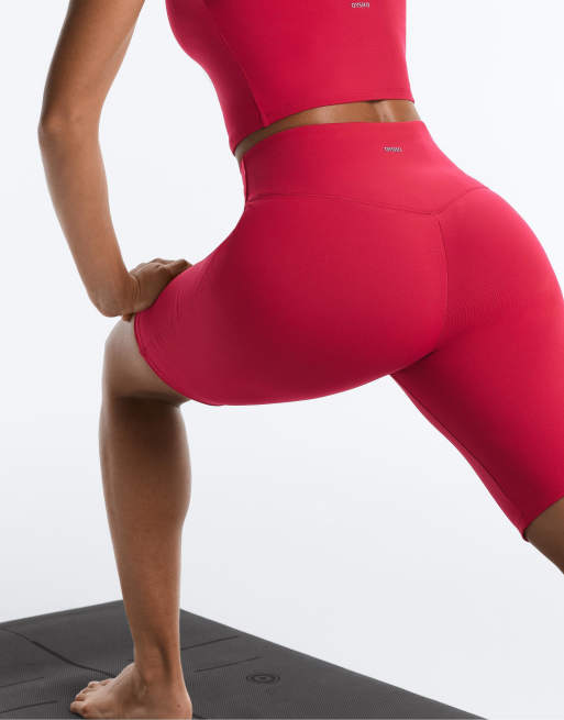 OYSHO legging short Evermove 20 cm rouge, 3 de 7