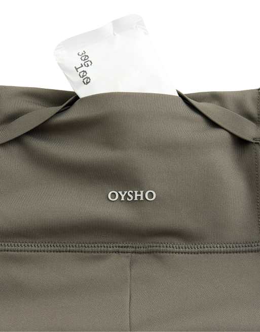 OYSHO legging taille haute à poches à séchage rapide noir, 6 de 7