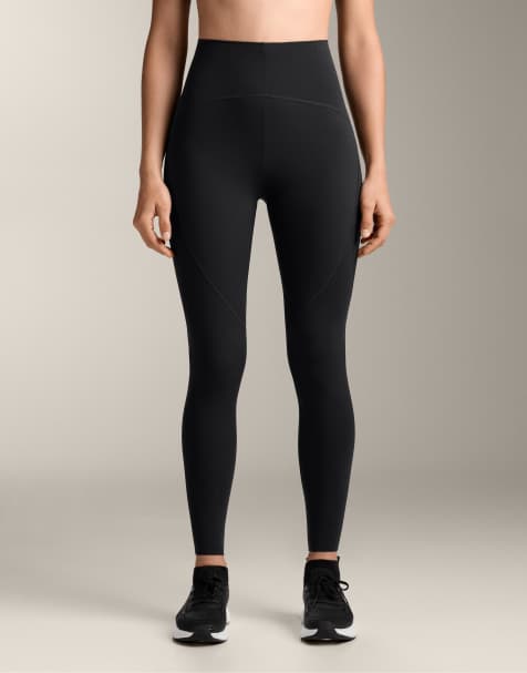 Oysho - Leggings alla caviglia basic a compressione neri - view 1