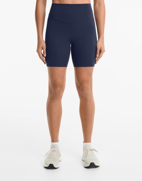 Oysho – Leggings aus Comfortlux in Marineblau mit hohem Bund, 20 cm - view 1