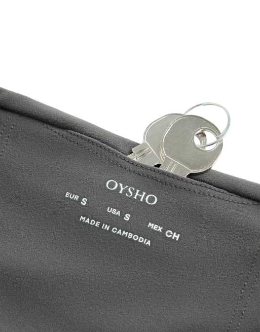 OYSHO leggings Comfortlux a vita alta alla caviglia grigie, 6 di 7