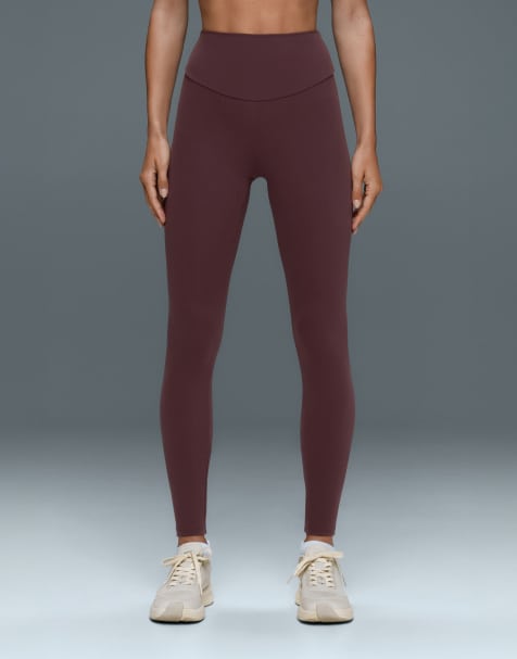 OYSHO leggings Comfortlux a vita alta alla caviglia viola - view 1