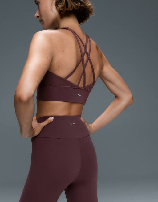 OYSHO leggings Comfortlux a vita alta alla caviglia viola, 3 di 4