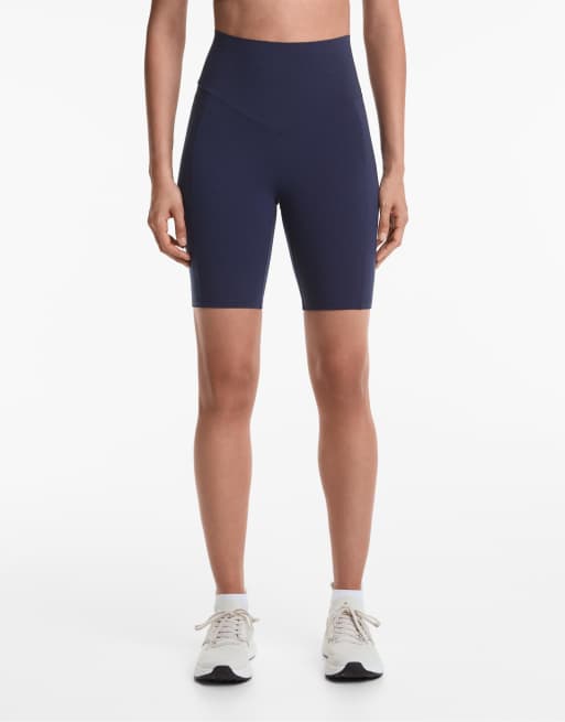 Oysho - Leggings modellanti a vita alta da 20 cm color blu navy con tasca