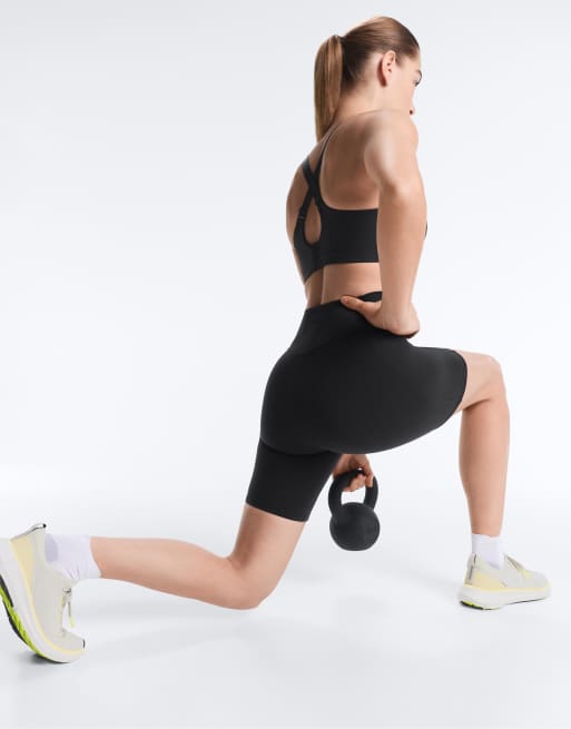 Oysho - Leggings modellanti a vita alta da 20 cm neri con tasca, 3 di 7