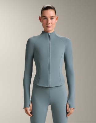 OYSHO - Leichte, warme Jacke aus Funktionsmaterial in Graublau