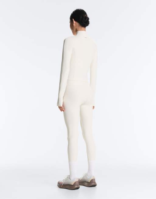 OYSHO – Leichte, warme Jacke in blassem Ecru, 4 von 7