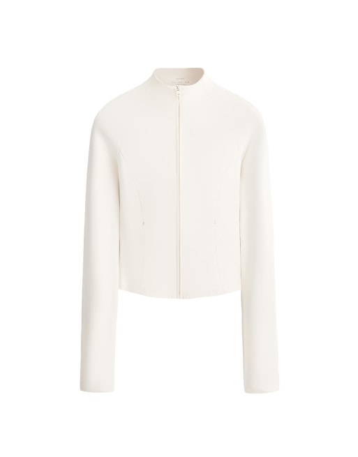 OYSHO – Leichte, warme Jacke in blassem Ecru, 5 von 7