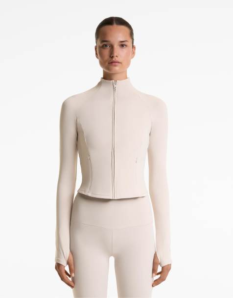 OYSHO – Leichte, warme Jacke in Hellrosa - view 1