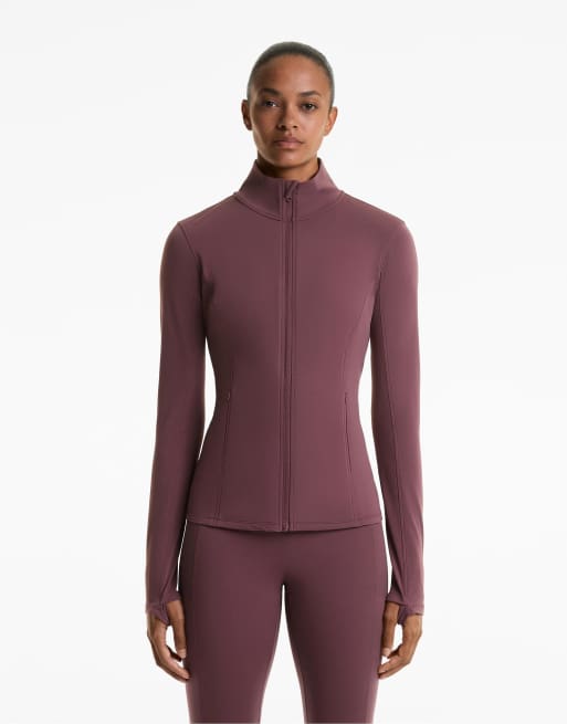 OYSHO – Leichte, warme Jacke in Rot