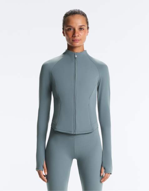 OYSHO - Let og varm gråbrun tech-jakke - view 1