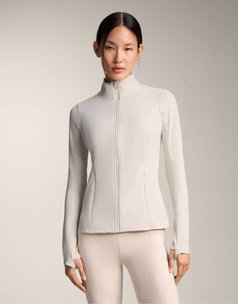 OYSHO Light warm jacket in light brown - view 1