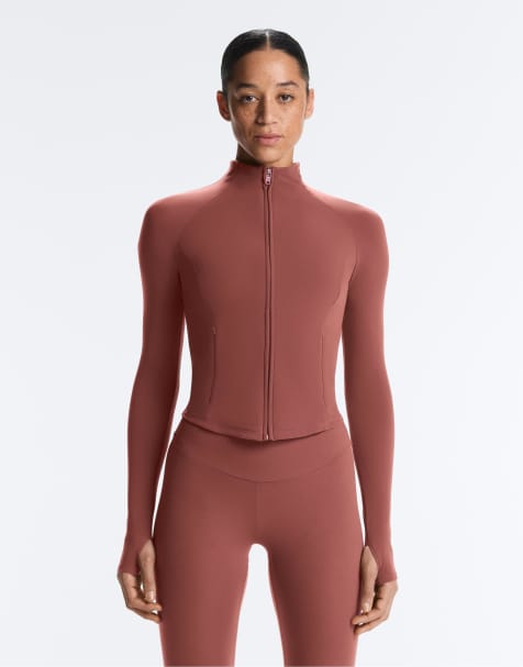 OYSHO Light warm jacket in mauve - view 1