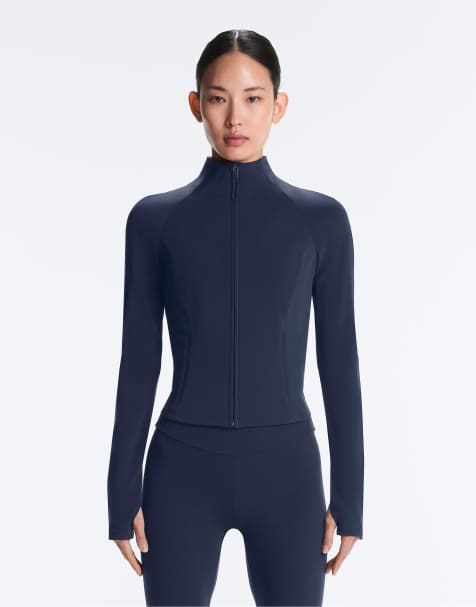 OYSHO Light warm jacket in navy - view 1