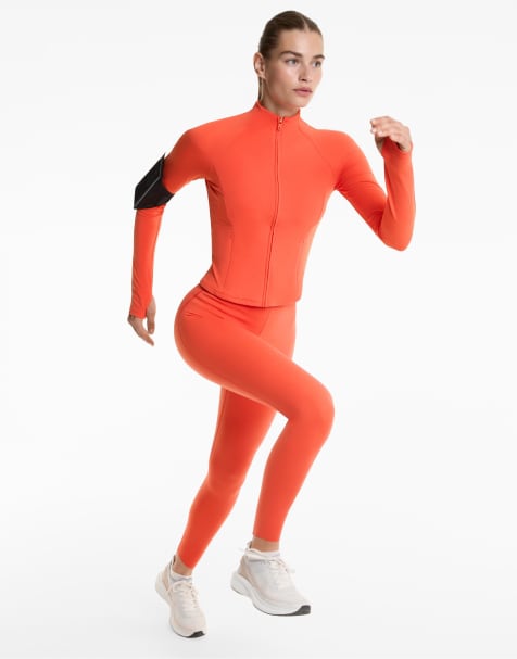 OYSHO Light warm jacket in orange - view 1