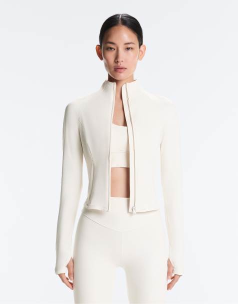 OYSHO Light warm jacket in pale ecru - view 1