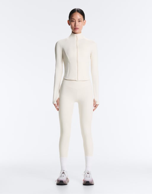 OYSHO Light warm jacket in pale ecru, 2 of 7