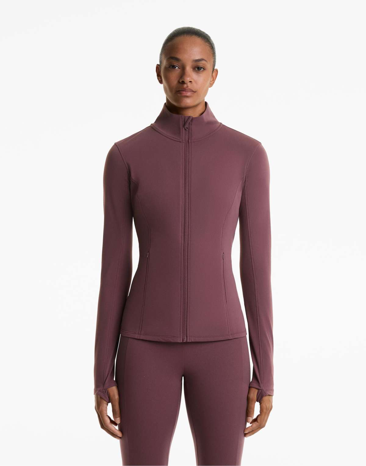 OYSHO Light warm jacket in red