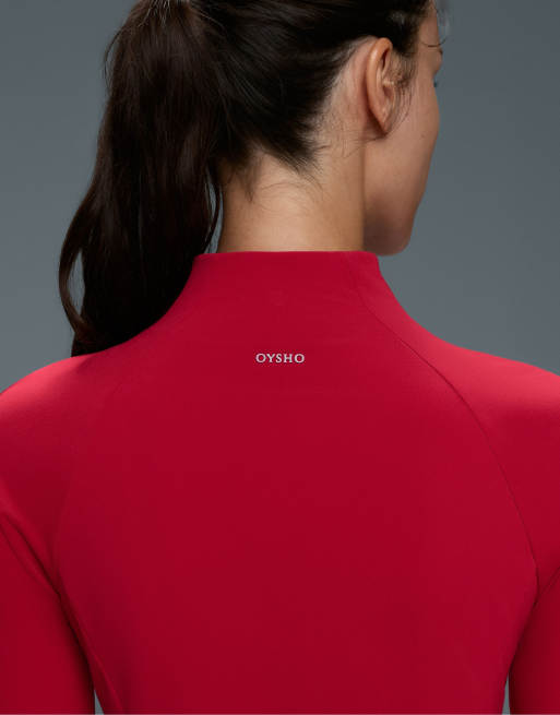 OYSHO Light warm jacket in red, 5 of 7