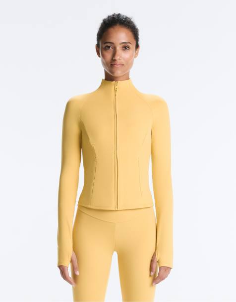 OYSHO Light warm jacket in yellow - view 1