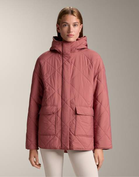 OYSHO Lightweight, water-repellent fellex® aerogel padded jacket in pink - view 1