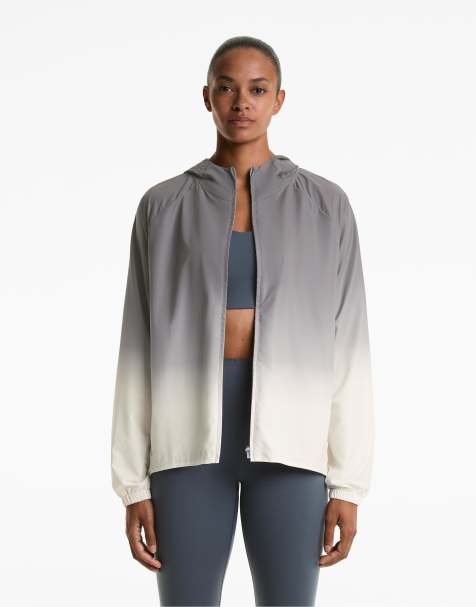 OYSHO Lightweight water-repellent reflective jacket in blue - view 1