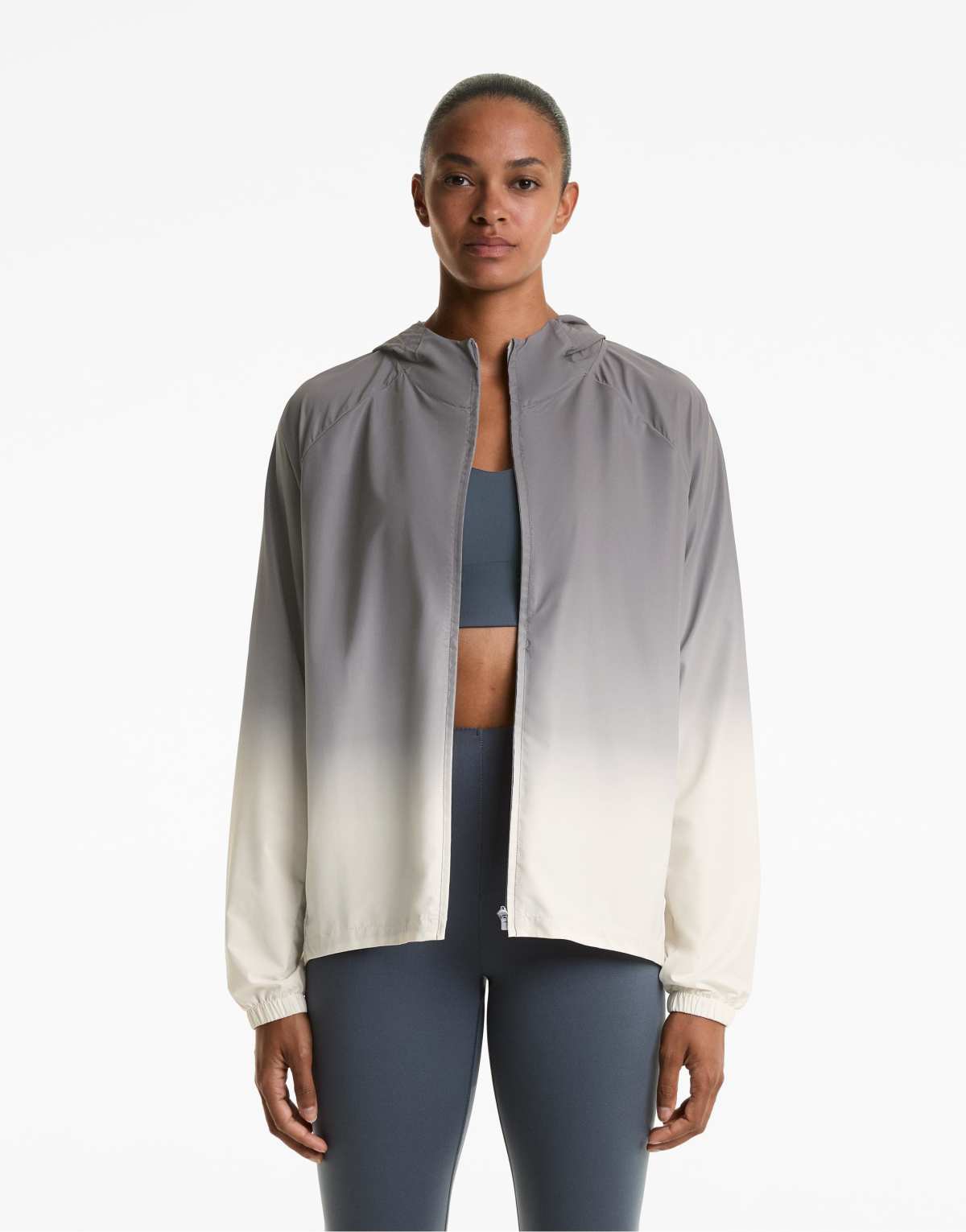 OYSHO Lightweight water-repellent reflective jacket in blue