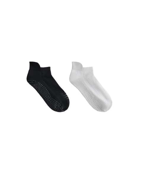 Oysho - Lot de 2 paires de chaussettes de yoga et pilates en polyamide mélangé - Noir - view 1