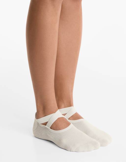 3 Paires Chaussettes Yoga Antidérapantes Femme - Semelle Silicone, Coton Confortable | Pour Pilates, Ballet, Danse | Taille 37-42