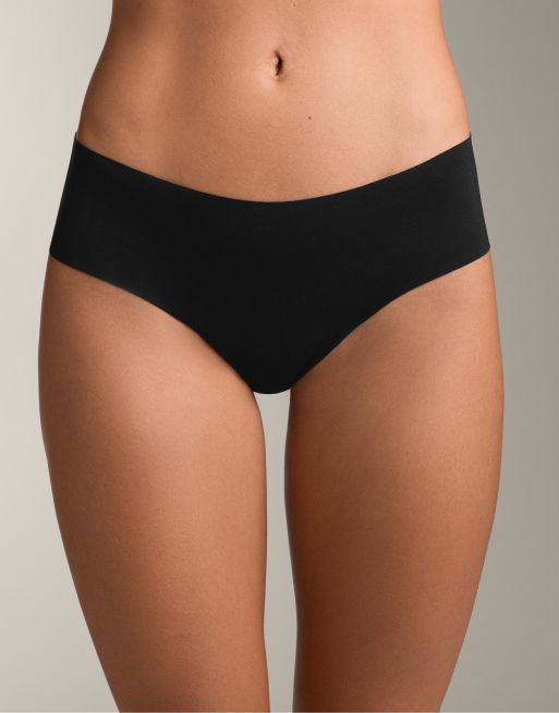 OYSHO - Lot de 3 culottes classiques et invisibles en polyamide mélangé - Noir, 2 de 4