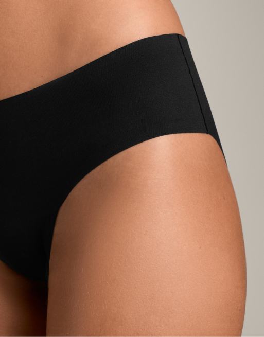 OYSHO - Lot de 3 culottes classiques et invisibles en polyamide mélangé - Noir, 4 de 4