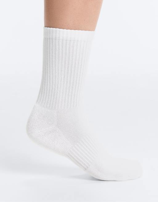 Oysho - Lot de 3 paires de chaussettes classiques en coton mélangé - Orange, 4 de 4