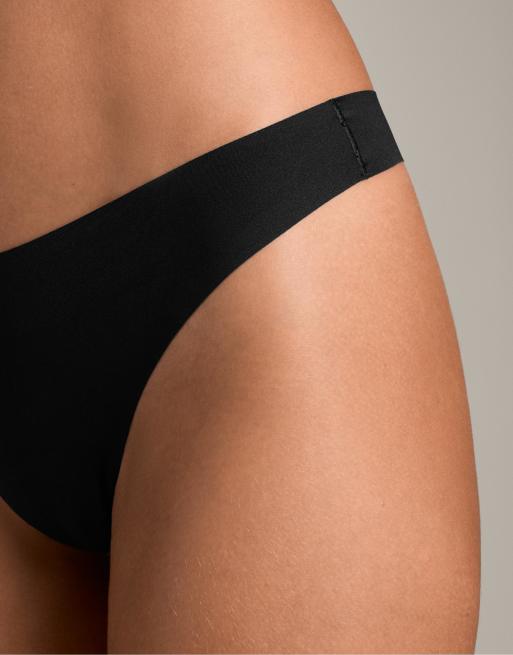 Oysho - Lot de 3 strings invisibles en polyamide mélangé - Noir, 3 de 3
