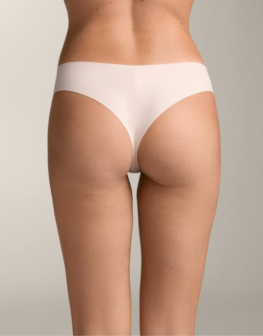 Oysho - Lot de 5 culottes brésiliennes découpées au laser en polyamide mélangé - Rose clair, 4 de 4