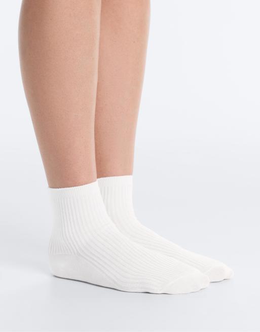 Oysho - Lot de 5 paires de chaussettes classiques en coton mélangé - Gris, 2 de 4